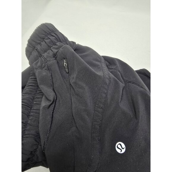 Lululemon Women Activewear Shorts 4 Black Track That High Rise Running 3" Inseam - Picture 8 of 11